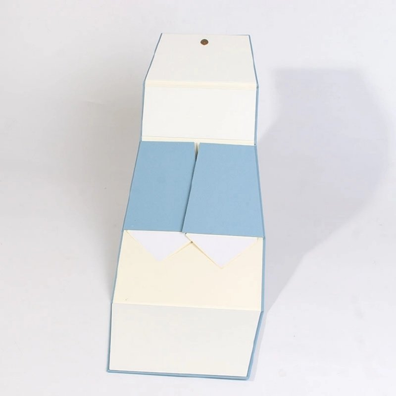 1200g gray board and specialty textured paper for rigid foldable gift box – eco friendly and durable