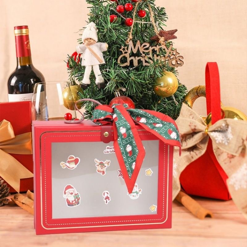Christmas gift box for gifts and cosmetics storage – versatile daily use