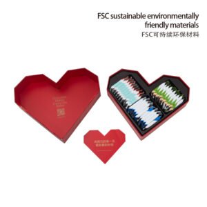 custom heart shaped chocolate box | wholesale candy & confectionery packaging