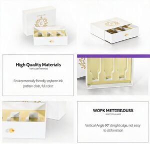 custom drawer style gift box | slide out packaging for cosmetics & perfume