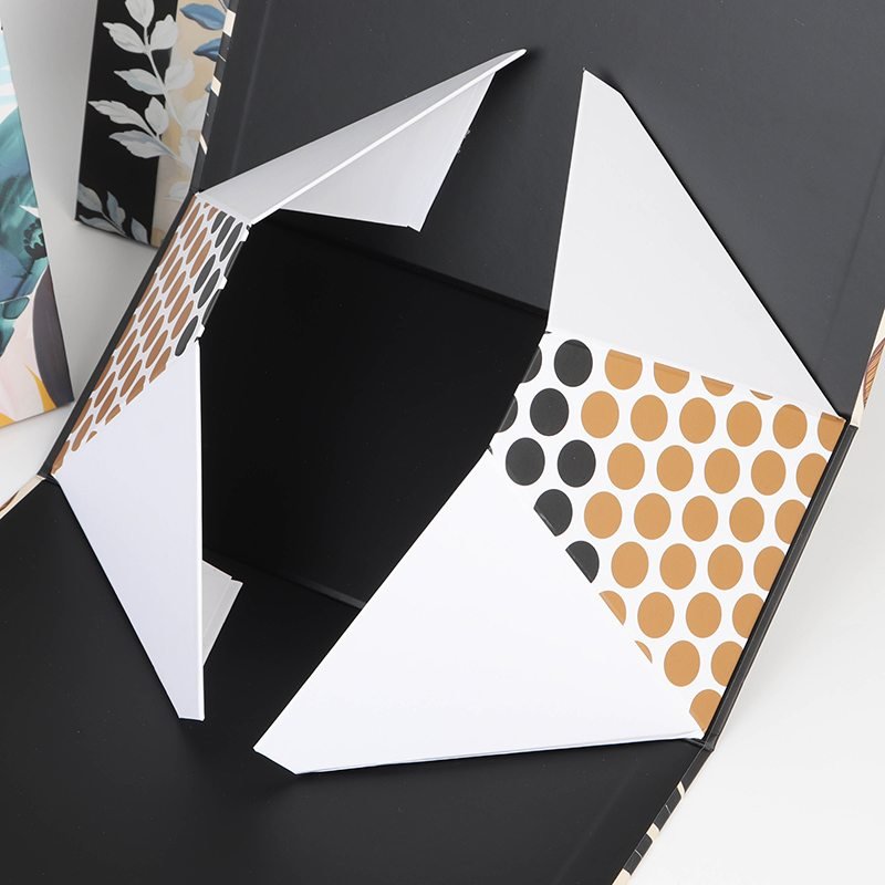 Custom gift box manufacturer production line – wholesale factory for foldable triangle boxes