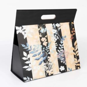 Triangle Foldable Gift Box with Die Cut Handle – Tropical Custom Packaging