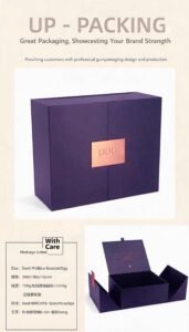Custom Double Door Gift Box Manufacturer – OEM Magnetic Flip Box Factory custom double door gift box manufacturer – oem magnetic flip box factory