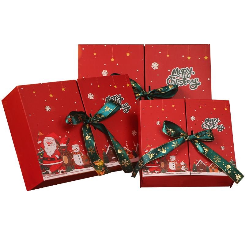 Double Door Valentine’s Day Gift Box – Custom Romantic Packaging Wholesale Flip top double door gift box – ribbon closure, beautiful and fashionable