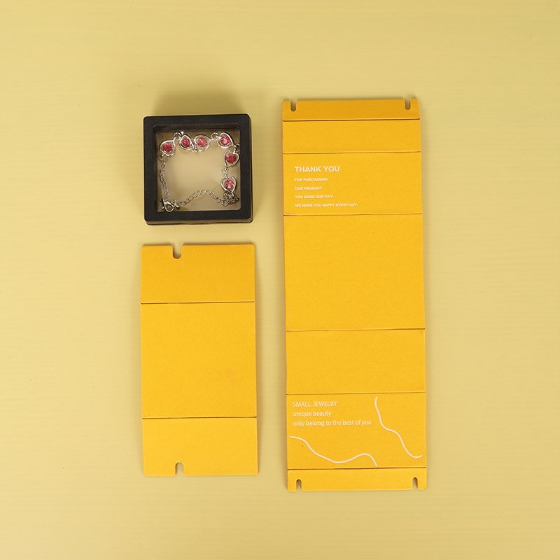 Foldable jewelry box for retail display and trade shows
