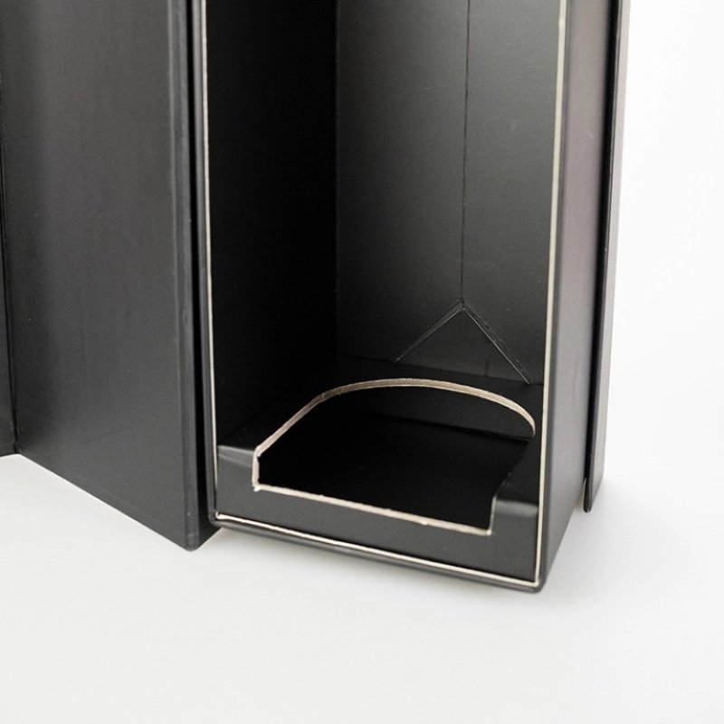 Foldable Magnetic Wine Box – Custom Luxury Cardboard Gift Packaging Foldable wine box flat pack – collapsible design saves 70 percent shipping cost