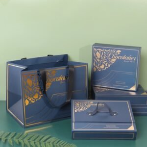 Blue Chocolate Gift Box Set – Four Styles Wholesale Custom Manufacturer
