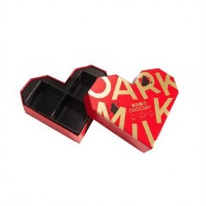 custom heart shaped chocolate box | wholesale candy & confectionery packaging