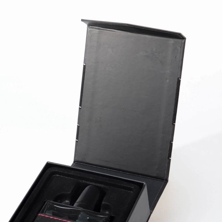 Luxury Men’s Perfume Box – Black UV Printing Custom Packaging Perfume packaging manufacturer factory production line – mass customization