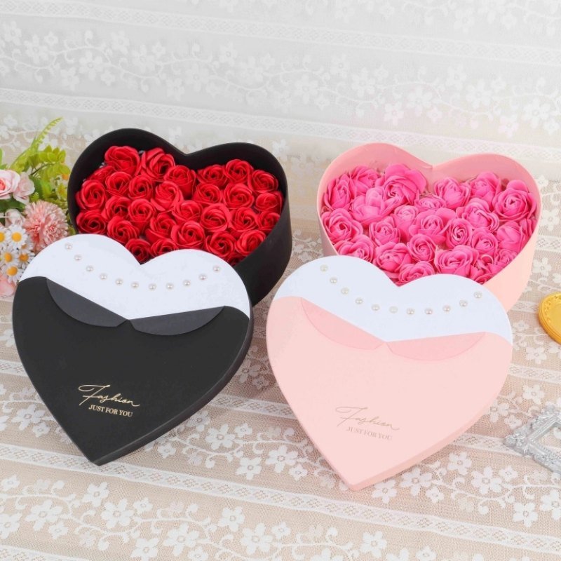 Heart Shaped Flower Box – Valentine’s Day Love Gift Box Wholesale Pink heart box for flowers and fruits packaging – romantic and practical