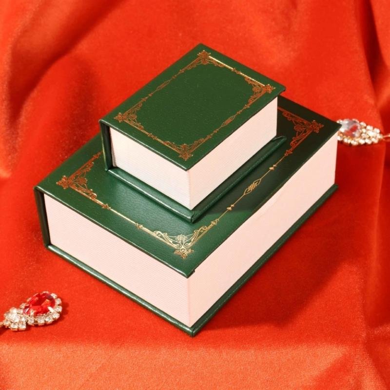 Pink Jewelry Box Silver Hot Stamping Romantic Gift