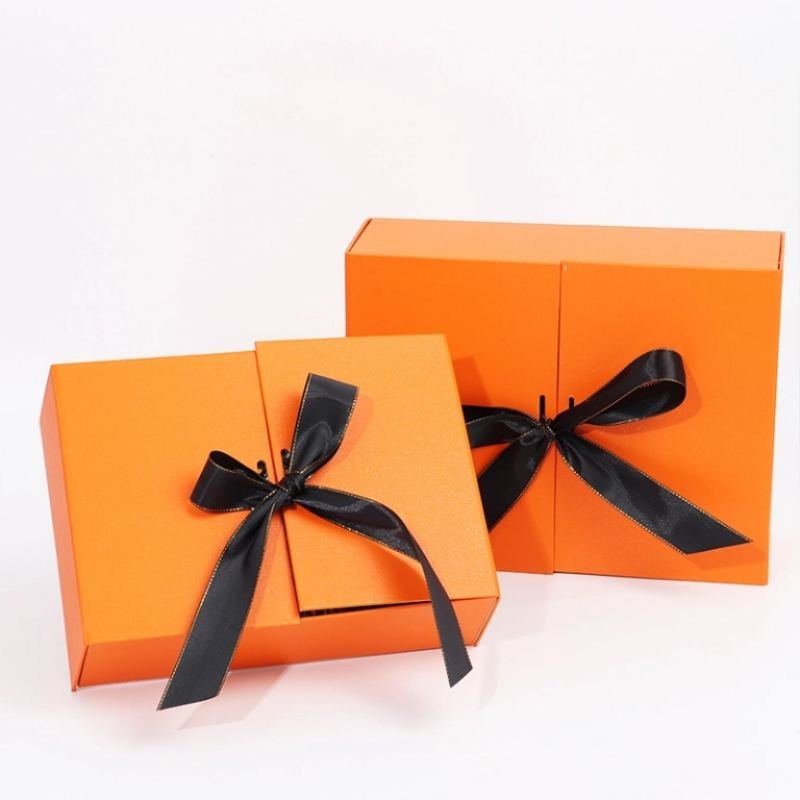 Double Door Valentine’s Day Gift Box – Custom Romantic Packaging Wholesale Pure wood pulp bottom paper with black art paper lining – good hardness, classic fashion