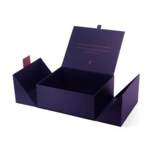 custom double door gift box manufacturer – oem magnetic flip box factory