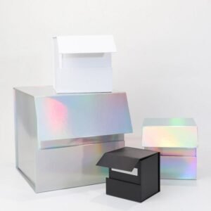 Cube Foldable Gift Box – Three Colors 5A Square Carton Wholesale