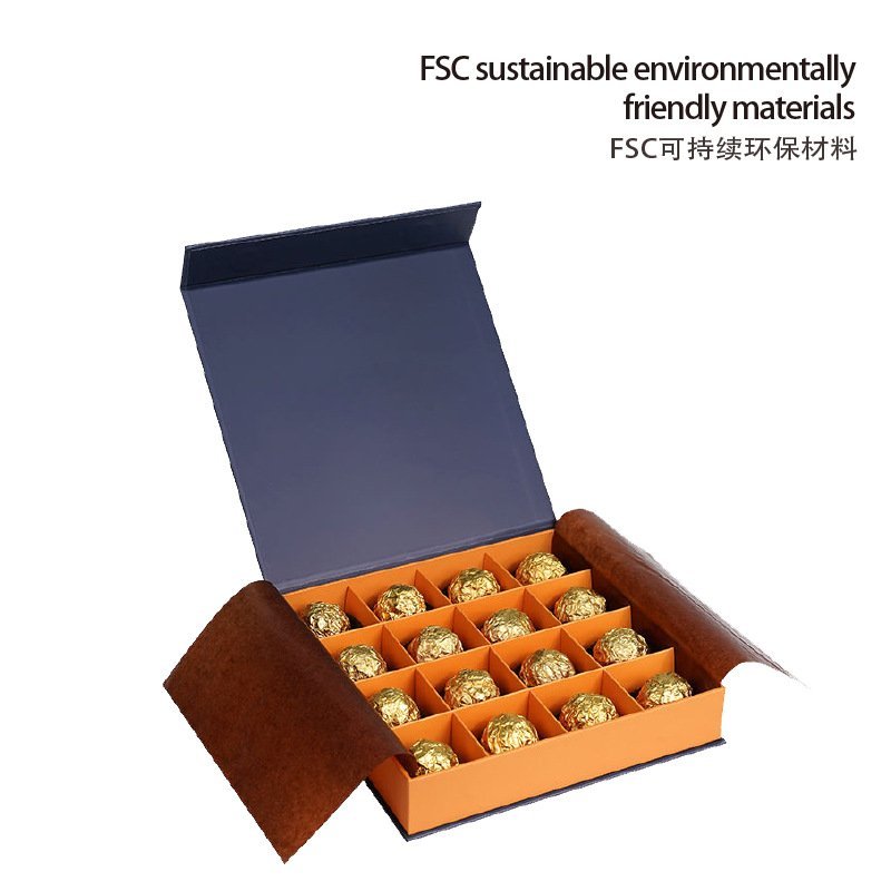 Flip-Top Magnetic Box for Choc