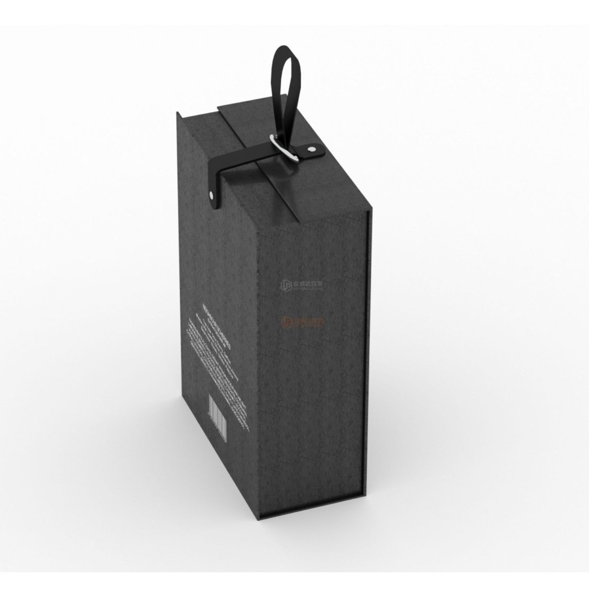 Book-Style Flip-Top Gift Box f