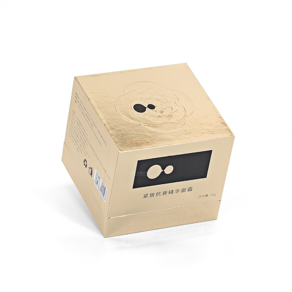 Black Tin-Top Handmade Box wit