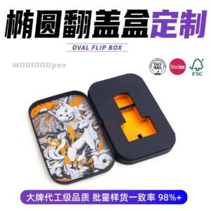 Custom Special-Shape Tin-Top Flip-Top Box for Perfume OEM